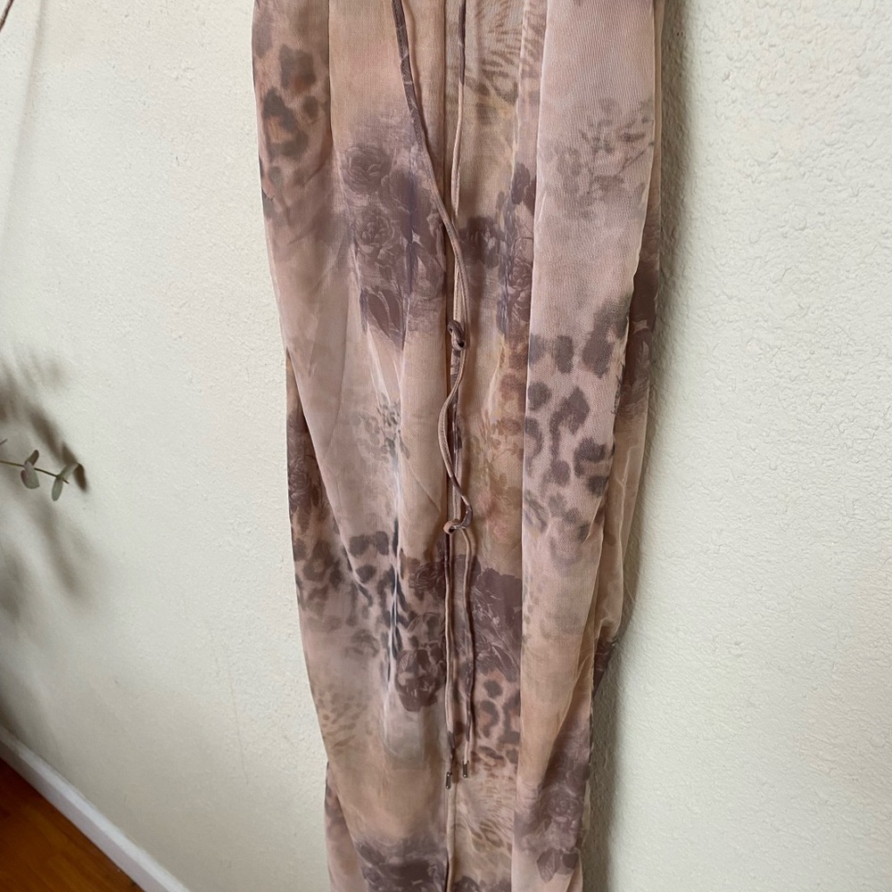 HOUSE OF CB 'Aiza' Cream Floral Print Maxi Dress NWOT size S A-C - Picture 7 of 11